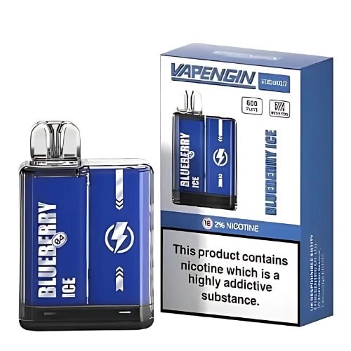 Vapengin Mercury 600 Puff Disposable Device - 20MG - Eliquid Base - Blueberry Ice