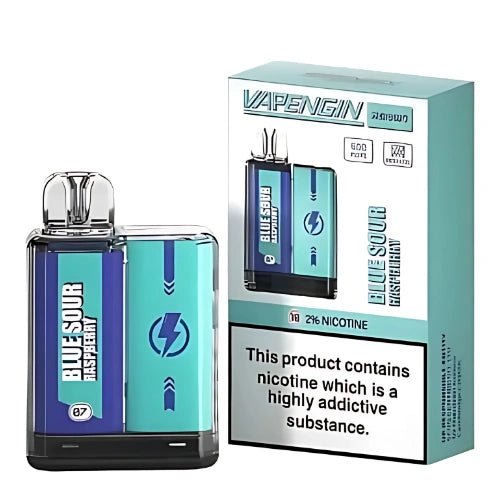 Vapengin Mercury 600 Puff Disposable Device - 20MG - Eliquid Base - Blue Sour Raspberry