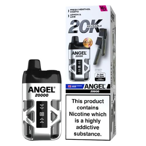 Vapes Bar Angel 20000 Disposable Device  20MG,  Fizzy Cherry ,Blue Razz Lemonade