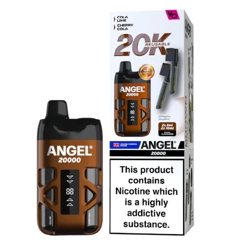Vapes Bar Angel 20000 Disposable Device  20MG,  Cola Lime , Cherry Cola