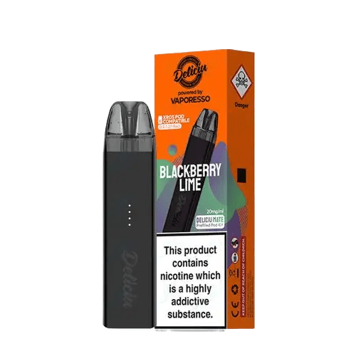 Vaporesso Deliciu Mate Vape Pod Kit - Eliquid Base - Blackberry Lime
