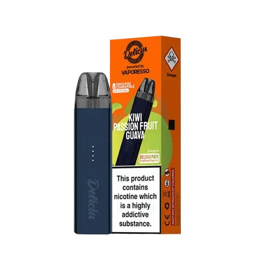 Vaporesso Deliciu Mate Vape Pod Kit - Eliquid Base - Kiwi Passionfruit Guava