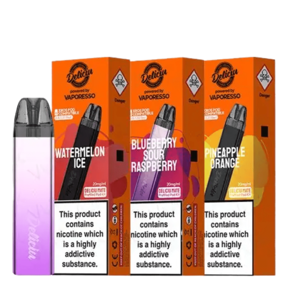 Vaporesso Deliciu Mate Vape Pod Kit, Eliquid Base, Apple Pear