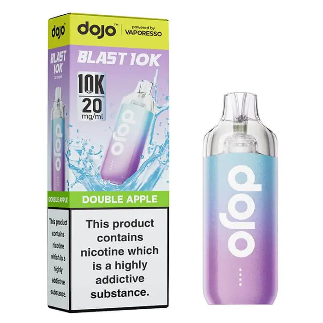 Vaporesso Dojo Blast 10k Puff Disposable Vape Pod Device - Eliquid Base - Double Apple