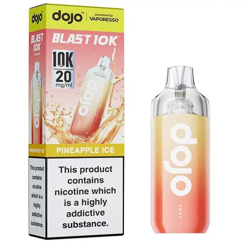 Vaporesso Dojo Blast 10k Puff Disposable Vape Pod Device - Eliquid Base - Pineapple Ice