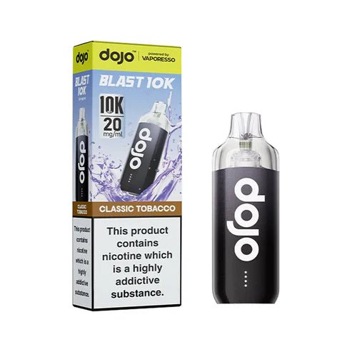 Vaporesso Dojo Blast 10k Puff Disposable Vape Pod Device - Eliquid Base - Classic Tobacco