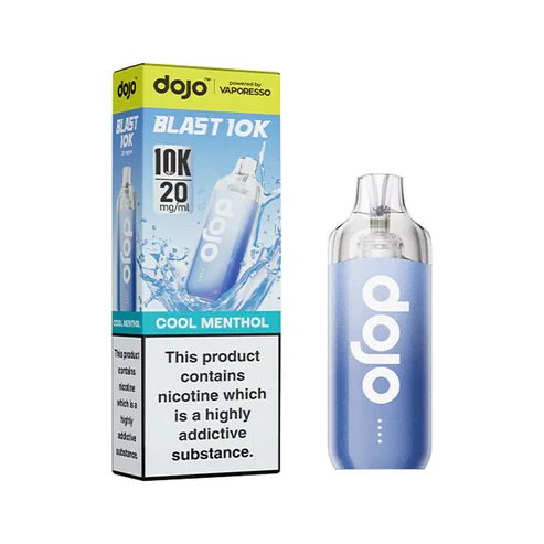 Vaporesso Dojo Blast 10k Puff Disposable Vape Pod Device - Eliquid Base - Cool Menthol