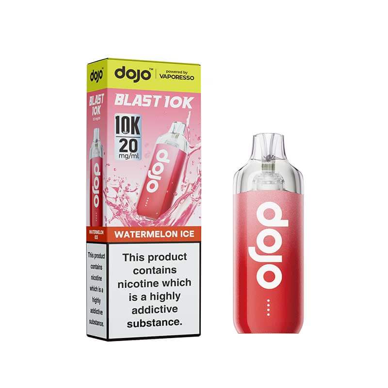 Vaporesso Dojo Blast 10k Puff Pre - Filled Replacement Pods - Eliquid Base - Watermelon Ice