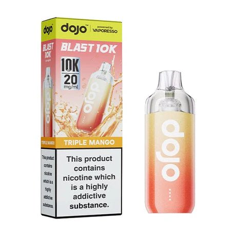 Vaporesso Dojo Blast 10k Puff Pre - Filled Replacement Pods - Eliquid Base - Triple Mango