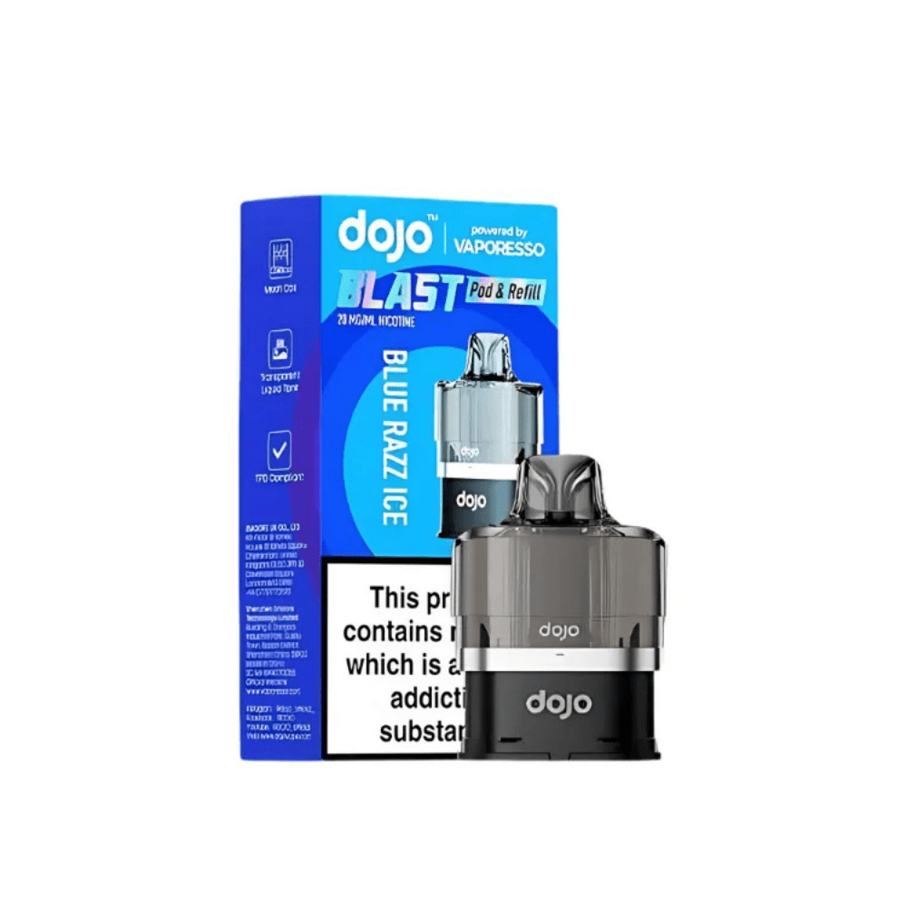 Vaporesso Dojo Blast 6000 Prefilled Pods - Eliquid Base - Blue Razz Ice