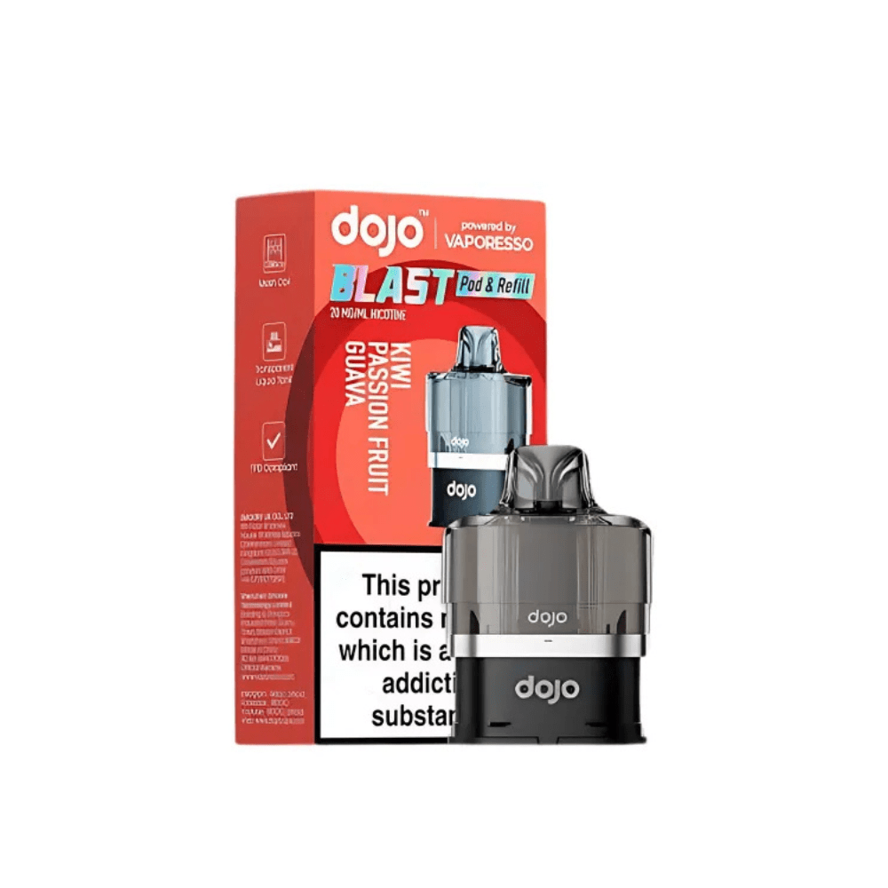 Vaporesso Dojo Blast 6000 Prefilled Pods - Eliquid Base - Kiwi Passion Fruit Guava