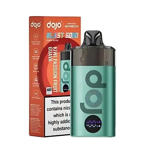 Vaporesso Dojo Blast 6000 Puff Vape Kit - Eliquid Base - Kiwi Passionfruit Guava