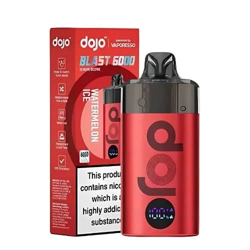 Vaporesso Dojo Blast 6000 Puff Vape Kit - Eliquid Base - Watermelon Ice