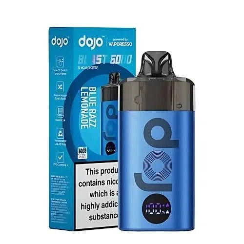 Vaporesso Dojo Blast 6000 Puff Vape Kit - Eliquid Base - Blue Razz Lemonade