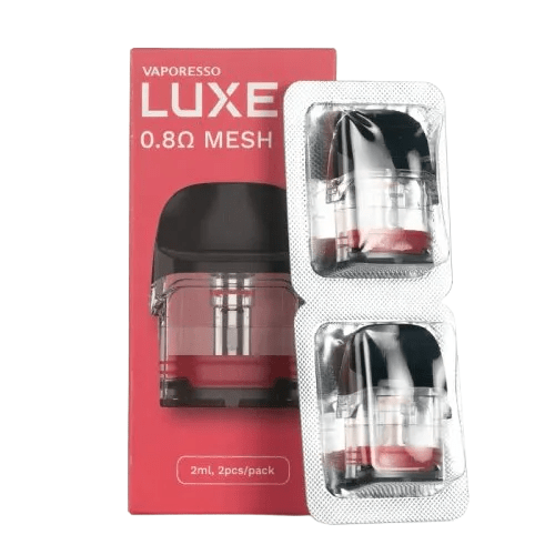 Vaporesso Luxe Q Replacement Pods - Pack of 2 - Eliquid Base - MESH 0.8 ohm