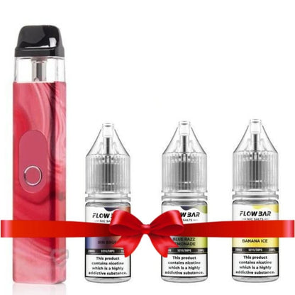 Vaporesso Xros 4 Pod Kit + 3XFlow Bar 10ml Nic Salt (Bundle Deal)