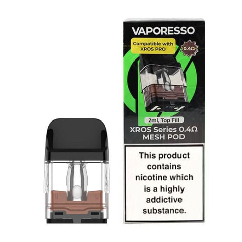 Vaporesso Xros Pod 0.4 Ohm - Pack of 4 - Eliquid Base-