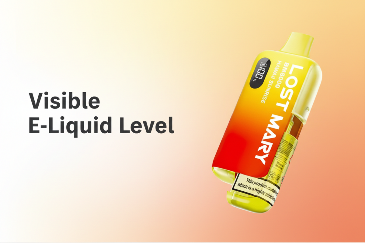Visible E-Liquid Level