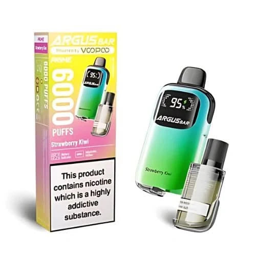 VooPoo Argus Bar Prime 6000 Disposable Vape, Strawberry Kiwi