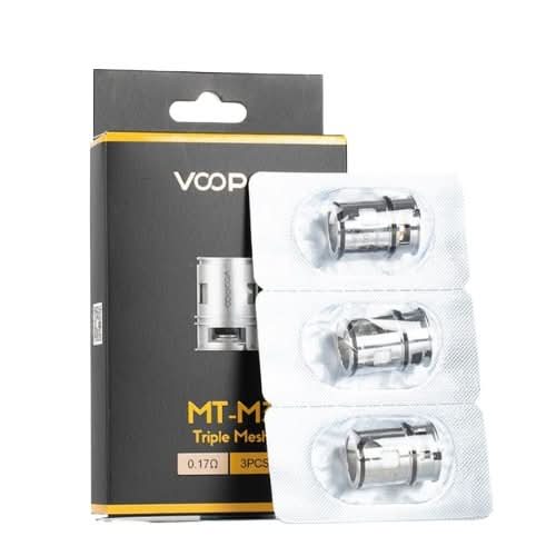 Voopoo MT Replacement Coils ( Pack of 3 ) - Mt - M3 Triple Mesh 0.17 ohm