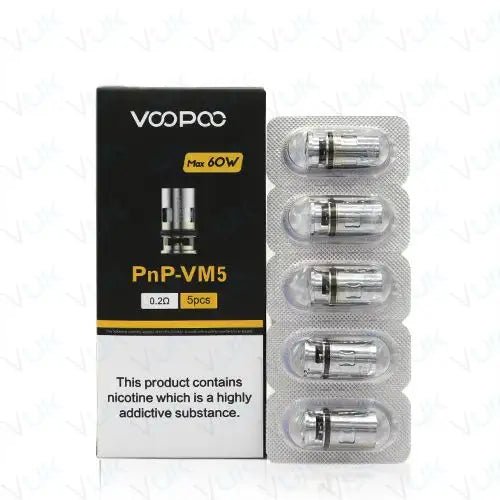 VooPoo PnP Replacement Coils - Eliquid Base - VM5 - 0.2ohm