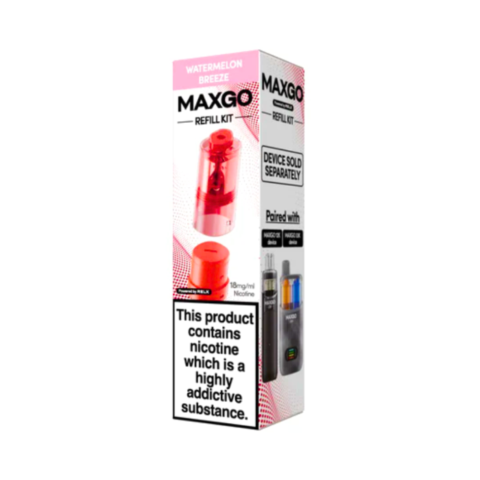 Box of 5 - Relx Maxgo 12K/33K Prefilled Pods Refill