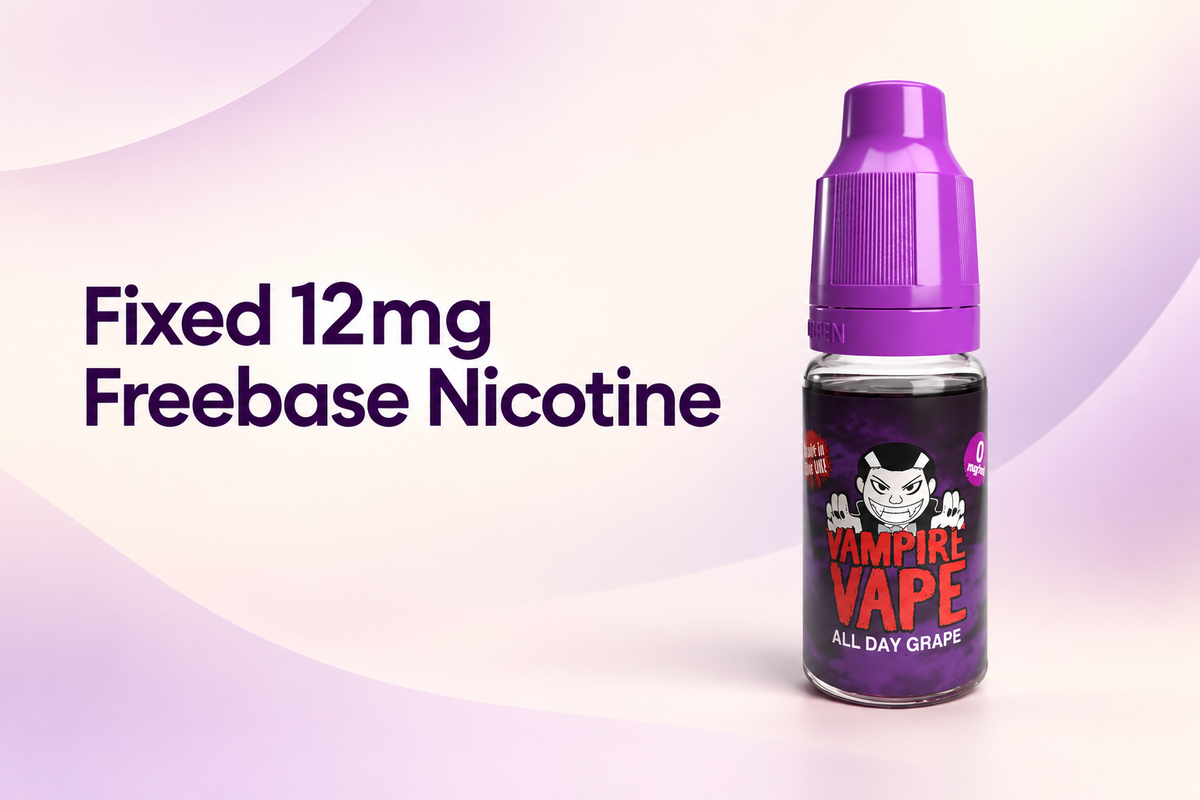 Fixed 12mg Freebase Nicotine