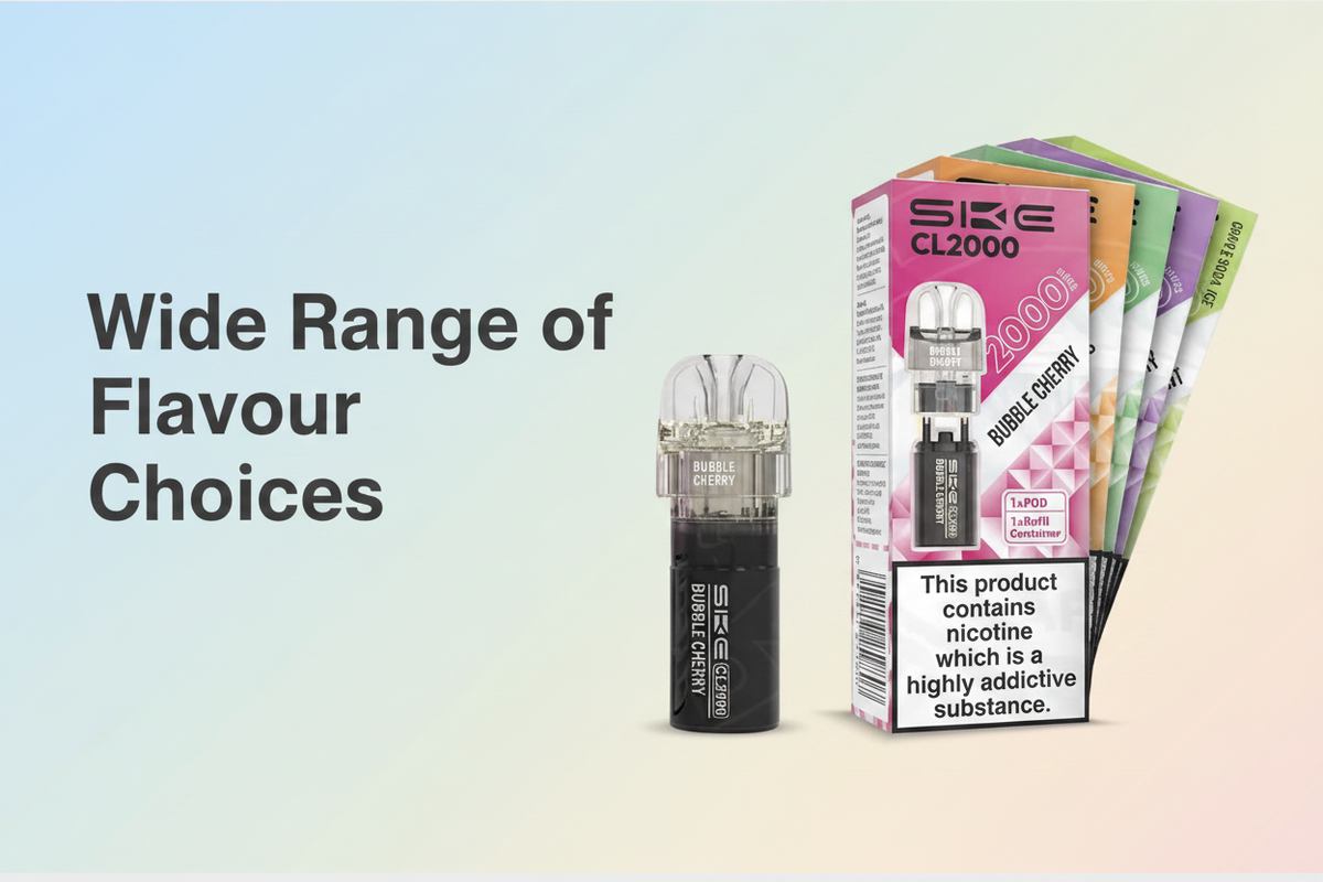 Wide Range of Flavour Choices
