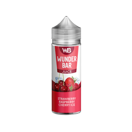 Wunder Bar Juice 100ml Shortfill 0mg , Strawberry Raspberry Cherry Ice