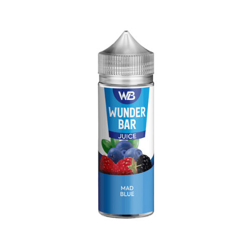 Wunder Bar Juice 100ml Shortfill 0mg ,Mad Blue