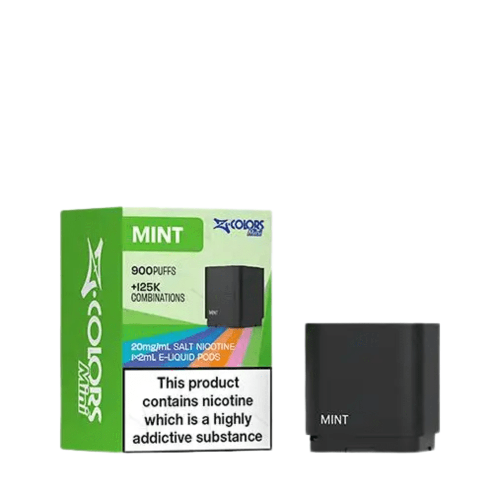 Z labs Z Colors Mini Prefilled Pods - Eliquid Base - Mint