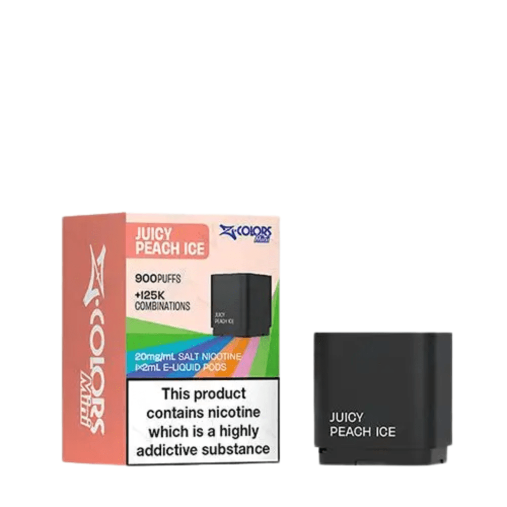 Z labs Z Colors Mini Prefilled Pods - Eliquid Base - Juicy Peach Ice
