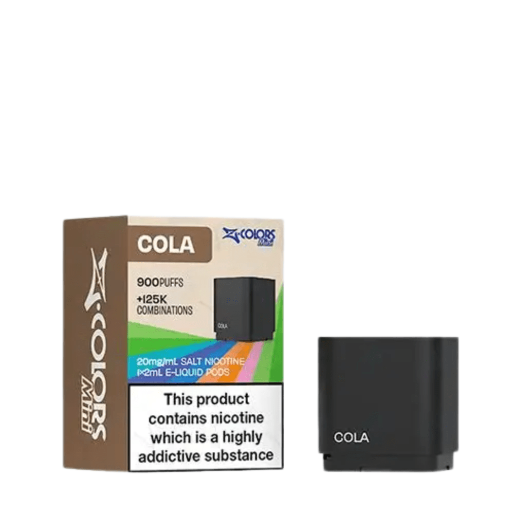 Z labs Z Colors Mini Prefilled Pods - Eliquid Base - Cola