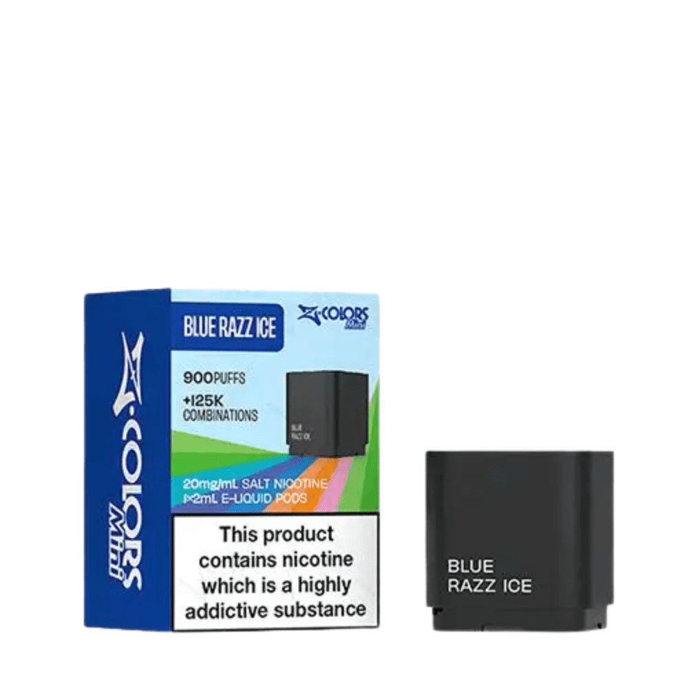 Z labs Z Colors Mini Prefilled Pods - Eliquid Base - Blue Razz Ice