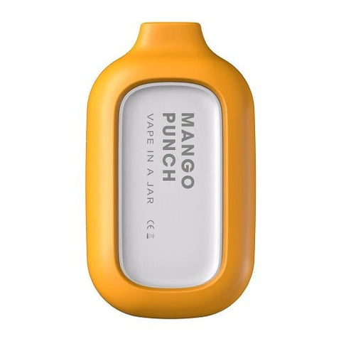 0% - Insta Bar 5000 Disposable Vape Pod Device | NO NICOTINE - Eliquid Base-Mango Punch