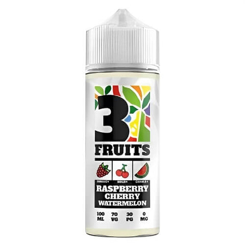 3 Fruits Shortfill 100ml E-Liquid - Eliquid Base-Raspberry Cherry Watermelon