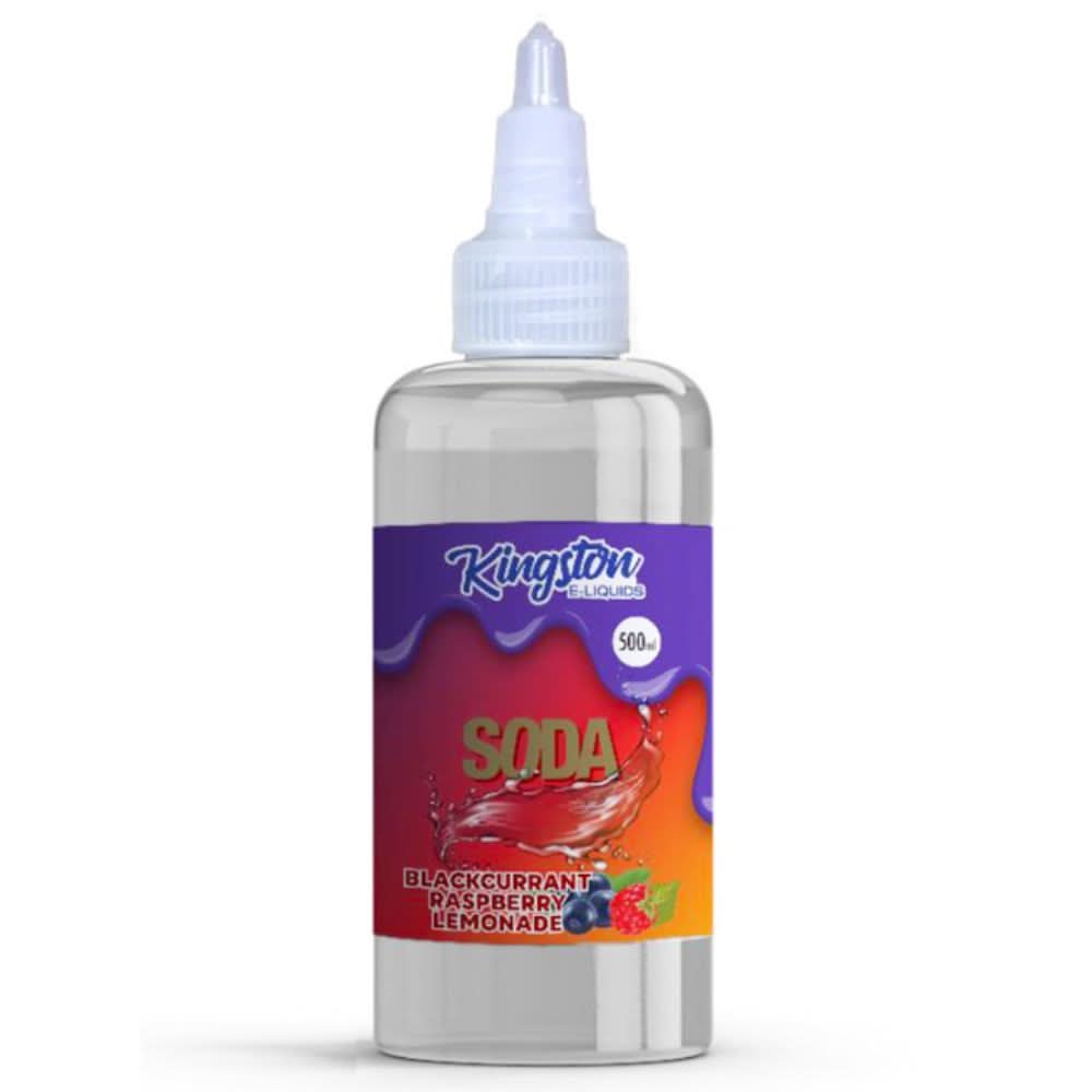Blackcurrant Raspberry Lemonade Soda 500ml E-liquid By Kingston