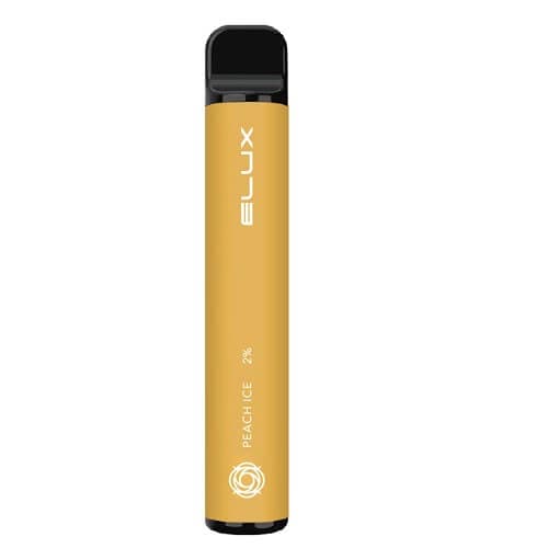 Elux Bar 600 Puffs Disposable Vape Device - Peach Ice
