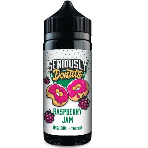 Seriously Donuts Shortfill 100ml E-Liquid - Raspberry Jam