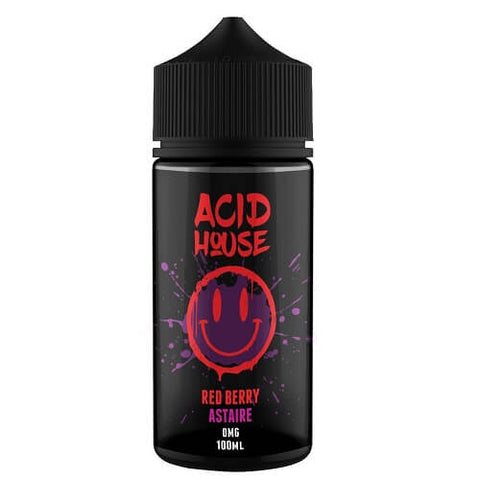 Acid House Shortfill 100ml E-Liquid - Eliquid Base-Red Berry Astaire