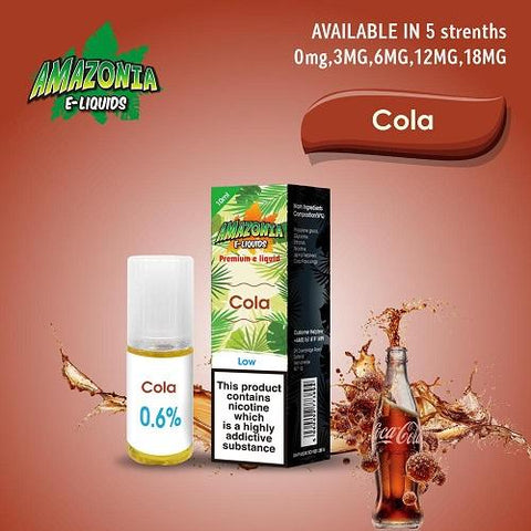 Amazonia 10ml E-Liquid 50/50 | All Flavours (3x) - Eliquid Base