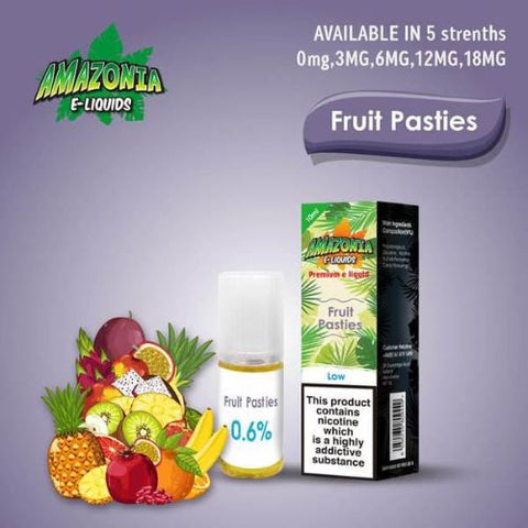 Amazonia 10ml E-Liquid 50/50 | All Flavours - Pack of 10 - Eliquid Base-Fruit Pasties