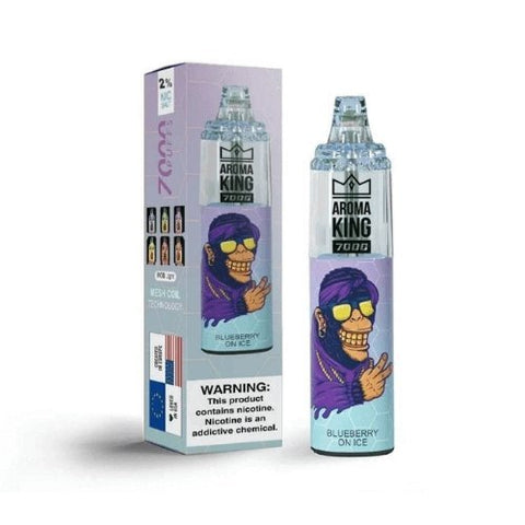 Aroma King 7000 Disposable Device 20MG - Eliquid Base-Blueberry On Ice