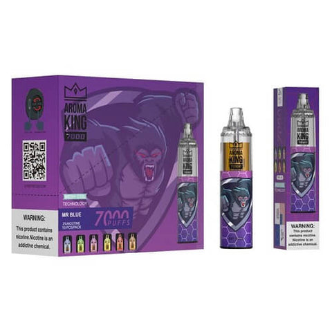 Aroma King 7000 Disposable Device 20MG - Eliquid Base-Mr Blue