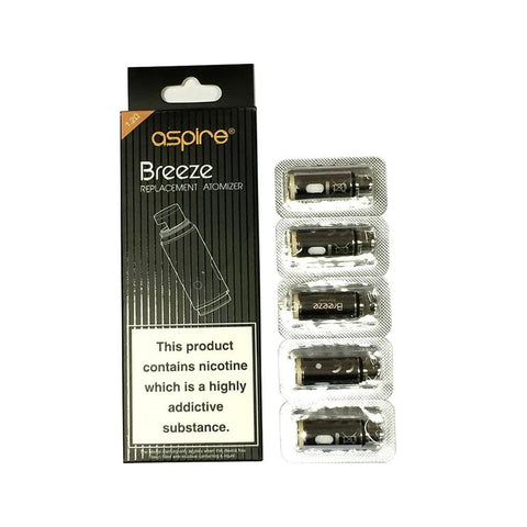 Aspire Breeze Coils (Pack of 5) - Eliquid Base
