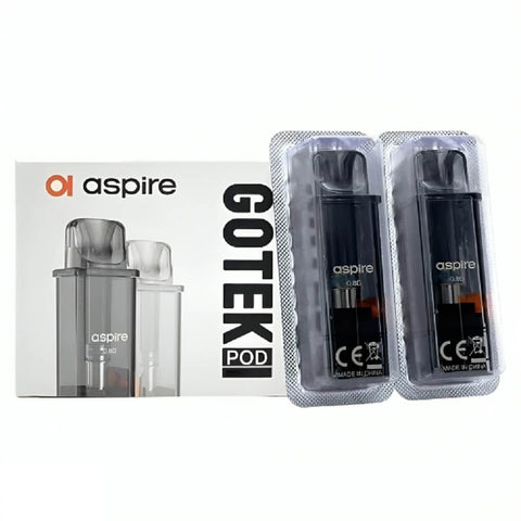 Aspire Gotek Pods - Pack Of 2 - Eliquid Base-0.8 Ohm