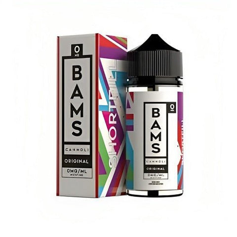 Bams 100ml Shortfill E-Liquid - Eliquid Base-Original Cannoli