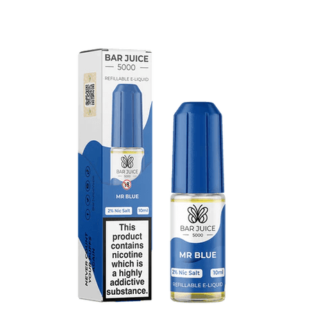 Bar Juice 5000 10ml Nic Salt E-Liquid - Eliquid Base-Mr Blue