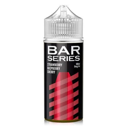 Bar Series 5 X 100ML = 500ML E LIQUID 70/30 FULL RANGE -Strawberry Raspberry Cherry