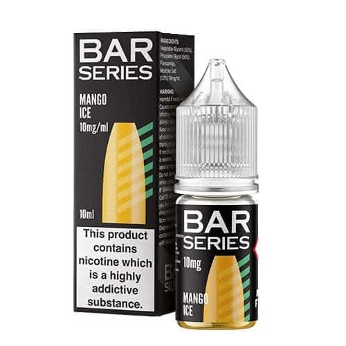 Bar Series Nic Salt 10ml E-Liquid | Pack of 10-Mango Ice